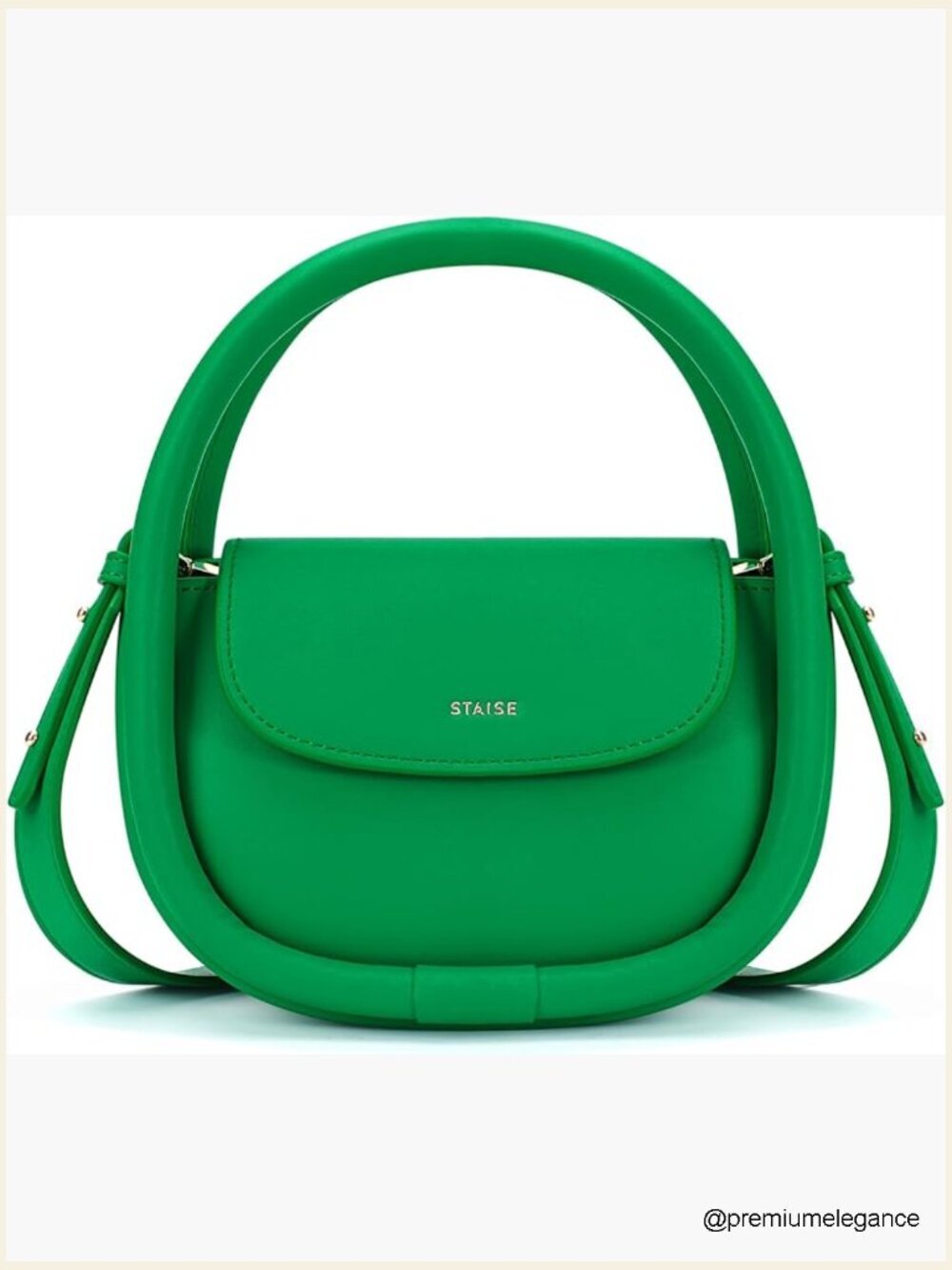 Trendy Mini Crossbody Top Handle Bag Vegan Leather Purse - Picture 1 of 7